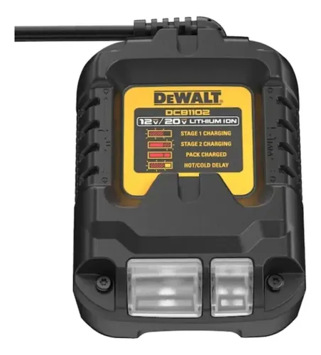 CARGADOR RÁPIDO DEWALT DCB1102-AR-AR 12V/20V ION LITIO 2.0 AH - FOTO 5