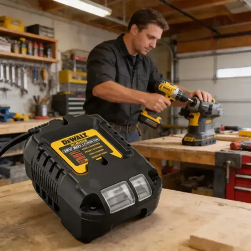 CARGADOR RÁPIDO DEWALT DCB1102-AR 12V/20V ION LITIO 2.0 AH - FOTO 8