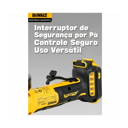 AMOLADORA ANGULAR DEWALT DCG404B XR 20V MAX SIN ESCOBILLAS 125MM - FOTO 5