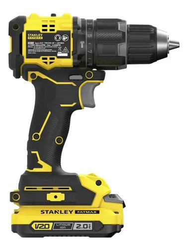 TALADRO PERCUTOR 13MM 20V STANLEY SBD716D2T-AR AMARILLO - FOTO 3