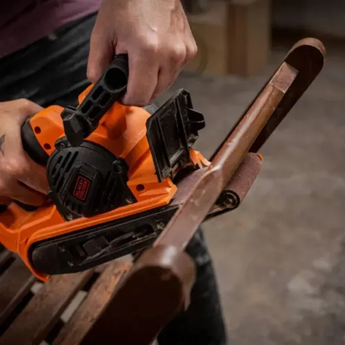 LIJADORA DE BANDA BLACK+DECKER BEBS0900-AR, 900 W, NARANJA - FOTO 6