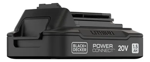 BATERÍA POWER CONNECT DE IONES DE LITIO NEGRA BLACK+DECKER 20V - FOTO 2