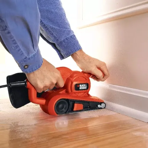LIJADORA BANDA BLACK+DECKER BR318 NARANJA 680W - FOTO 3