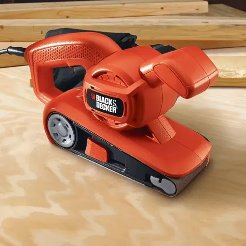 LIJADORA BANDA BLACK+DECKER BR318 NARANJA 680W - FOTO 4