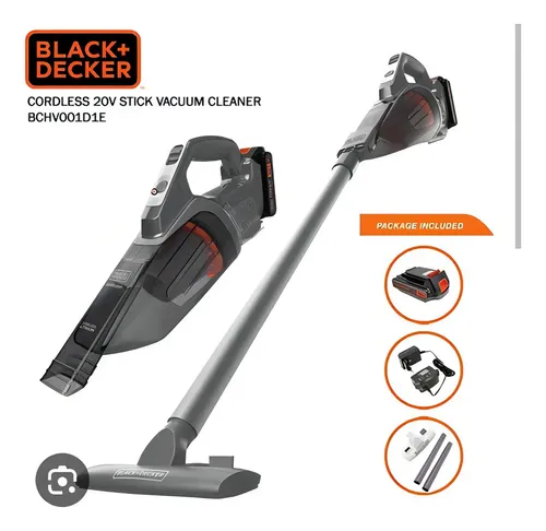 ASPIRADORA DE MANO INALÁMBRICA BLACK & DECKER 20V 500ML BCHV001D1E-AR - FOTO 2