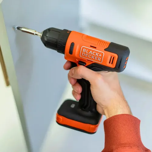 TALADRO PERCUTOR BLACK+DECKER BCD712VHD 12V CON BATERÍA, CARGADOR Y ACCESORIOS BCD712VHD-AR - FOTO 8