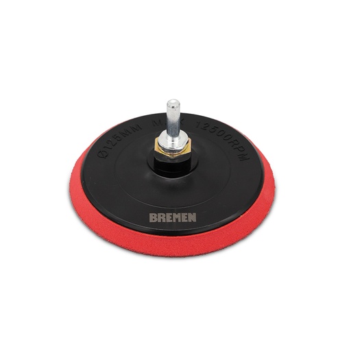 DISCO RESPALDO DE GOMA C/ VELCRO (Ø 5"/125 MM) CON ADAPTADOR  BREMEN® (8060)