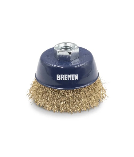 [BRECC3R] CEPILLO COPA 3" RIZADO (AMOLADORA ANG.) BREMEN® (8048)