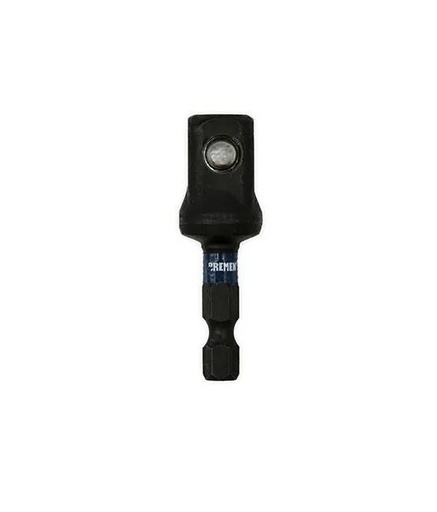 [BAI1412] ADAPTADOR IMPACTO 1/4" HEXAGONAL X 1/2" CUADRADO MACHO ( 50MM) [3 UNID] BREMEN® (7874)