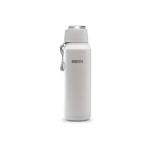 TERMO 600CC ACERO INOXIDABLE GRIS BREMEN® (8210)