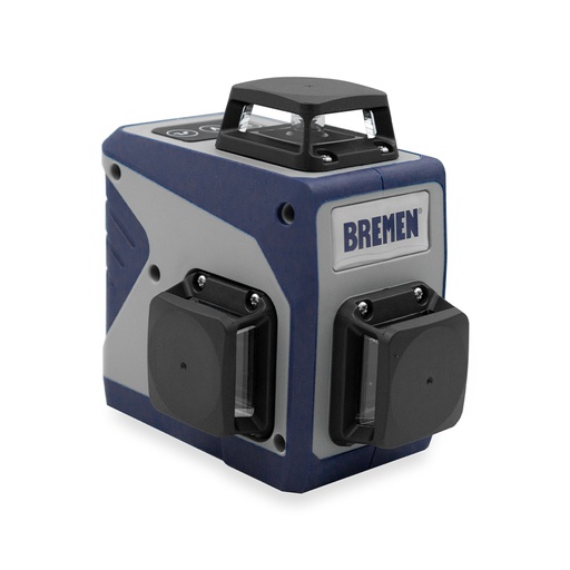 [BRENL3LV] NIVEL LASER DE LINEA 3 X 360° LUZ VERDE [3 PLANOS] BREMEN® (7724)