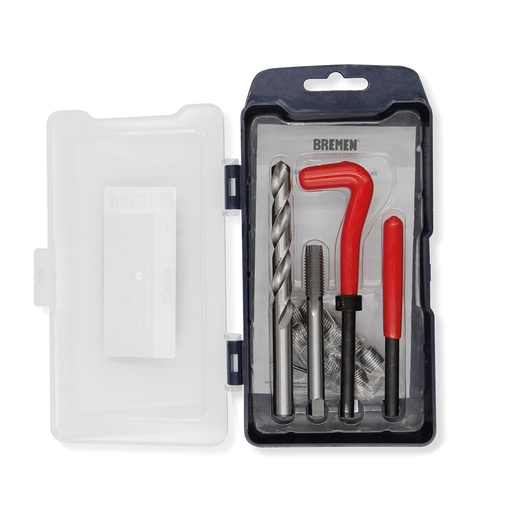 JUEGO DE INSERTOS PARA ROSCA M5 X 0.80 (25 PZS) BREMEN® (7823)