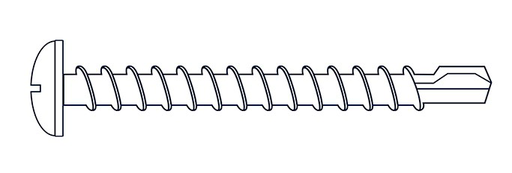 TORNILLO AUTOPERFORANTE FIJADORA (R. PARKER) MECHA [021] 8 X 3/4" (CAJA X 1500) BREMEN®