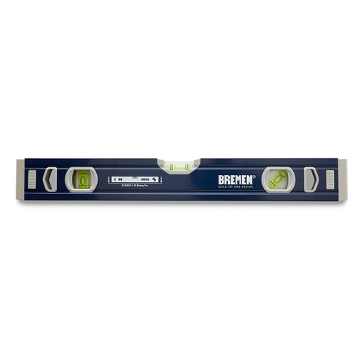 NIVEL ALUMINIO PROFESIONAL 3 GOTAS 300MM BREMEN (7163)*