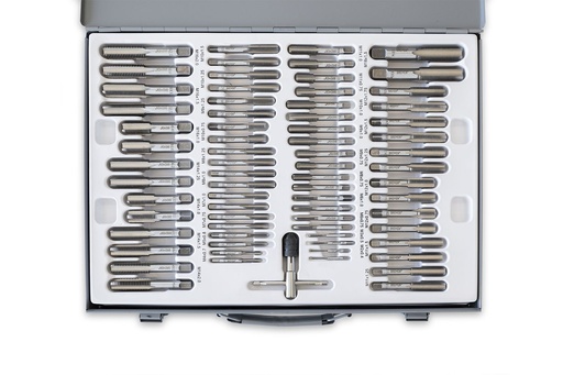[BREMT110P] MACHOS & TERRAJAS EN JGO MILIMÉTRICO  [110 PZS] CAJA METAL BREMEN® (7458)