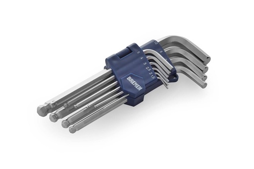 LLAVES ALLEN X 10 PZ. CARDÁNICA MM S2  BREMEN® (7096)