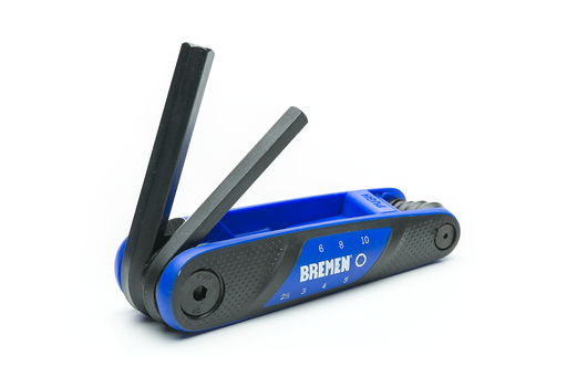 LLAVES ALLEN X  7 PZS.  PLEGABLES   SAE    BREMEN® (6686)