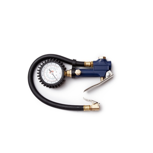 [BREINM] INFLADOR DE NEUMATICOS CON MANOMETRO (ALUMINIO Y BRONCE) BREMEN® (6793)
