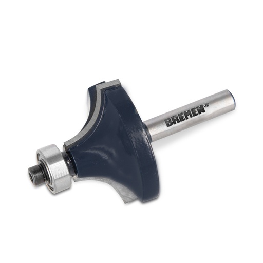 FRESA PARA ROUTER (REDONDEAR) 1/4"X1" BREMEN® (7627)