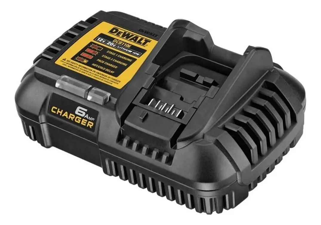 CARGADOR BATERIA LITIO RAPIDO DEWALT DCB1106 12V 20V 6 AMP (DCB1106-AR)