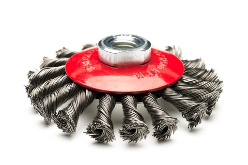 CEPILLO CTRO. DEPRIMIDO   4" TRENZADO (AMOLADORA ANG.) BREMEN® (3257)