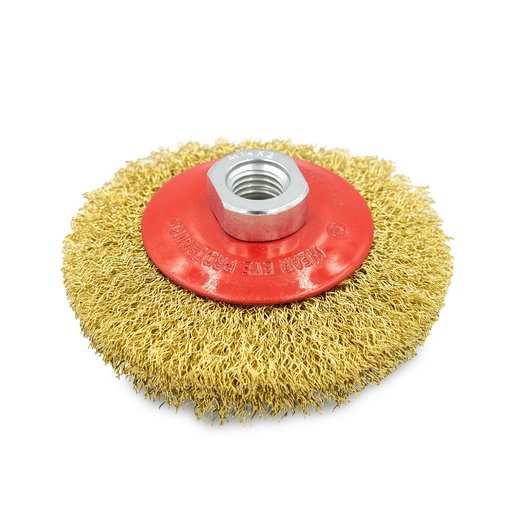 [BRECCD4] CEPILLO CTRO. DEPRIMIDO   4"  RIZADO (AMOLADORA ANG.) BREMEN® (3454)