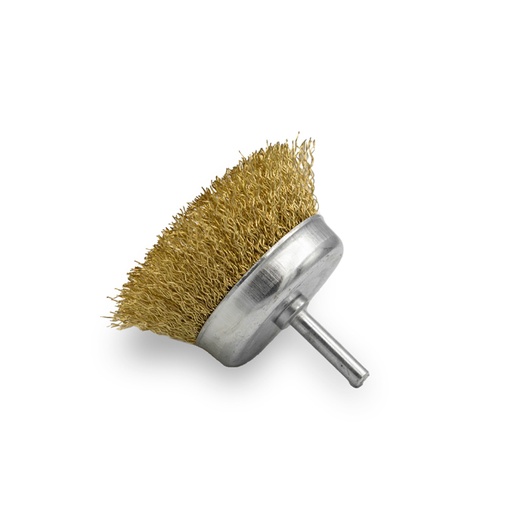 CEPILLO COPA  3" RIZADO (CON PERNO P/TALADRO) BREMEN® (5022)