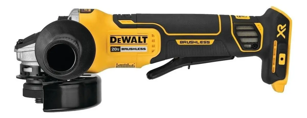 [DCG413B] MINIAMOLADORA ANGULAR INALÁMBRICA DEWALT 20V MAX XR DCG413B DE 50HZ/ 60HZ COLOR AMARILLO 800 W 20 V + ACCESORIO