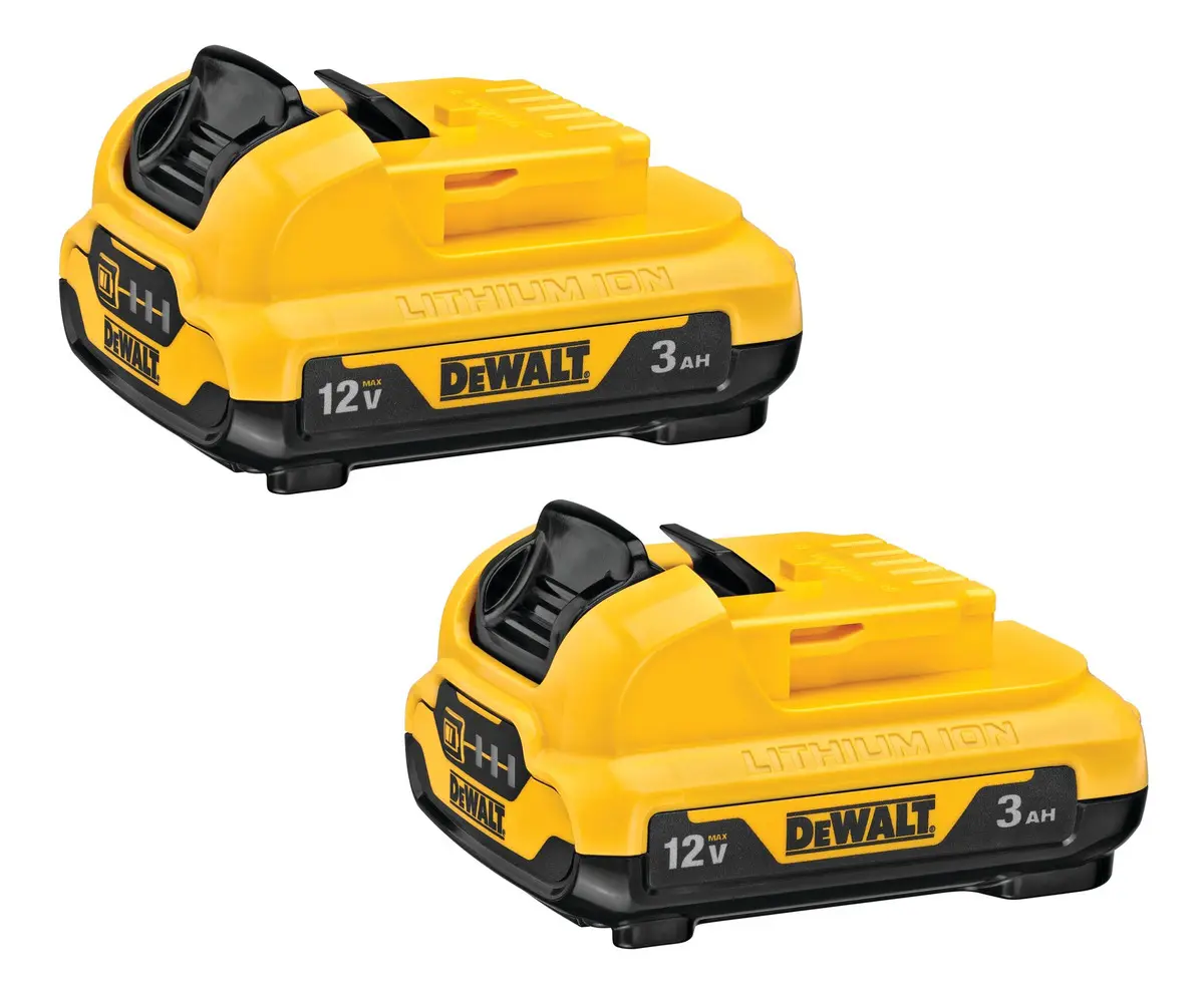 [DCB124-2B3] KIT DE 2 BATERIAS ION-LI 3 AH 12V MAX DEWALT DCB124-2B3