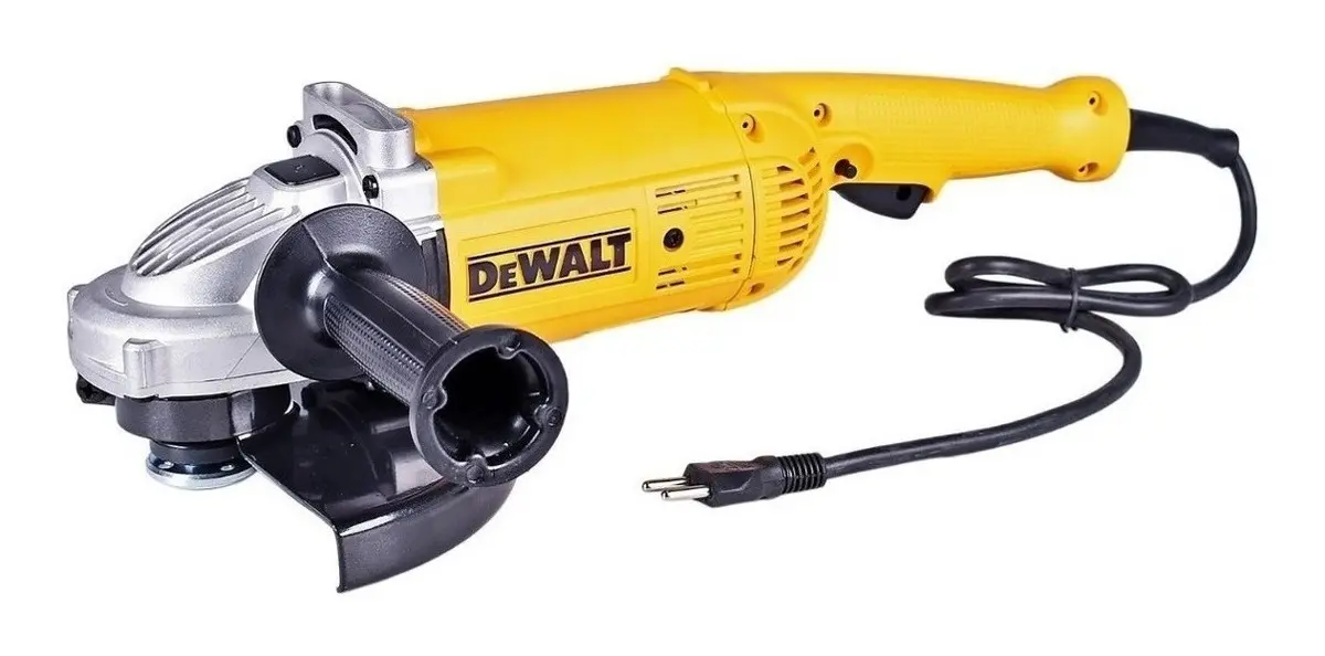 AMOLADORA ANGULAR DEWALT DWE490 DE 50 HZ/60 HZ COLOR AMARILLO 2.2 KW 220 V + ACCESORIOS (DWE490-AR)