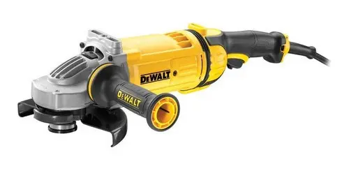 AMOLADORA ANGULAR 7 PULGADAS 180MM 2400W DEWALT DWE4557 COLOR AMARILLO FRECUENCIA 50 HZ (DWE4557-AR)