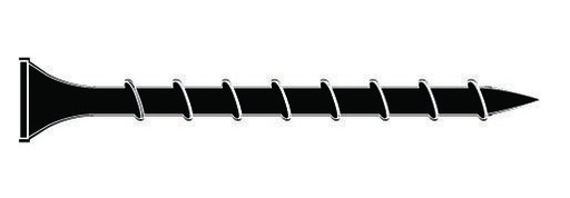 TORNILLO AUTOPERFORANTE R.ANCHA TROMPETA AGUJA [003]  06 X 1" (CAJA X 1000) BREMEN®