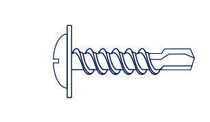 [TFM08019] TORNILLO AUTOPERFORANTE  FLANGEADA MECHA [03]  08 X 3/4" (CAJA X 2500) BREMEN®