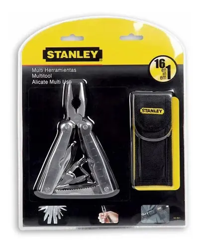 [92-841] PINZA ALICATE MULTIHERRAMIENTA STANLEY 16 FUNCIONES 92841