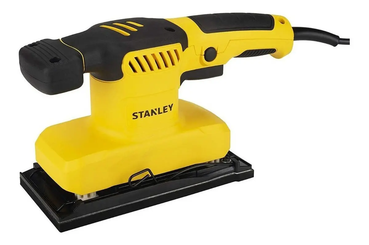 LIJADORA PROFESIONAL ORBITAL STANLEY SS28 CON SISTEMA VELCRO AMARILLA 50HZ 280W (SS28-AR)
