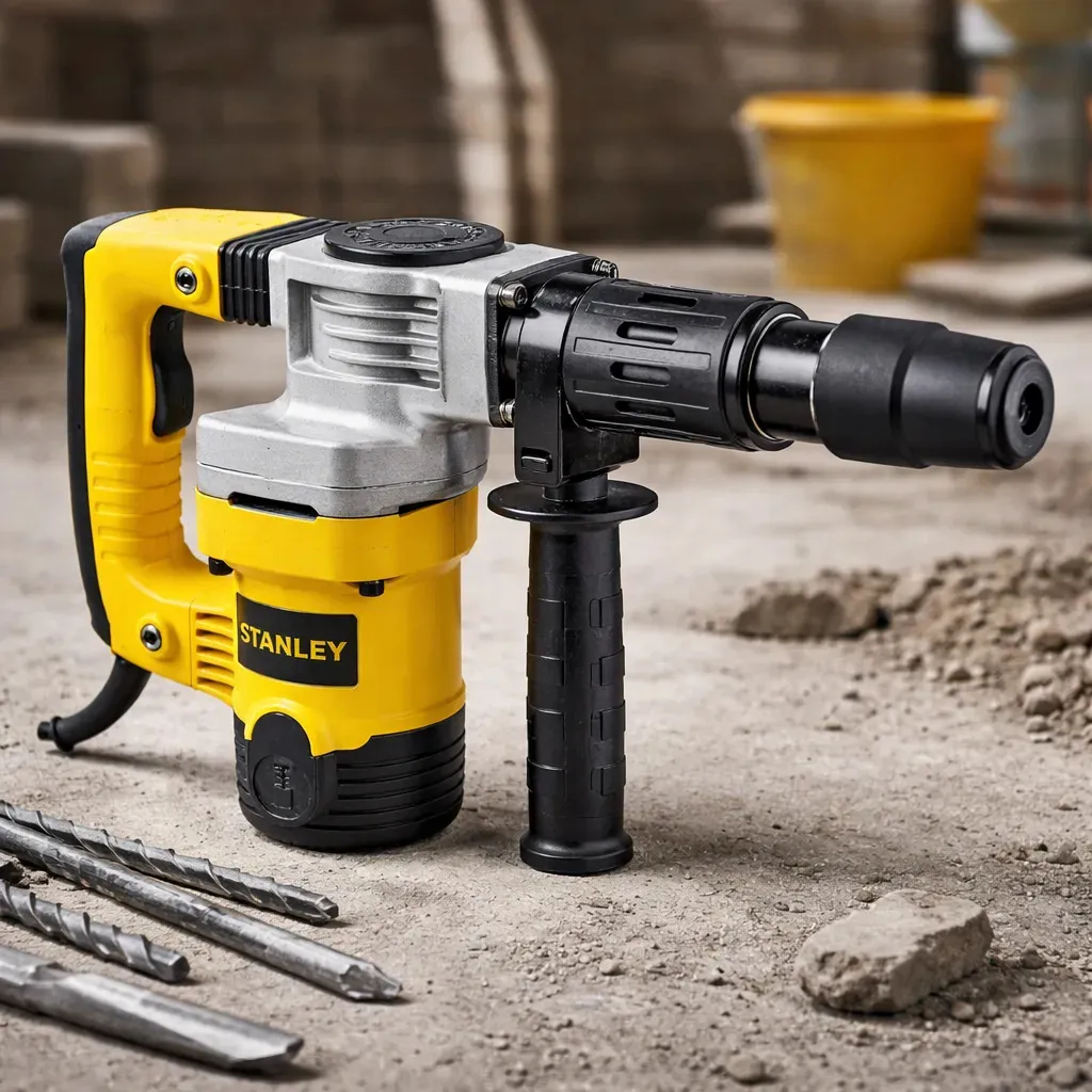 MARTILLO DEMOLEDOR ELÉCTRICO STANLEY SHM5K SDS MAX AMARILLO/NEGRO 50HZ 1.01KW 8.5J -