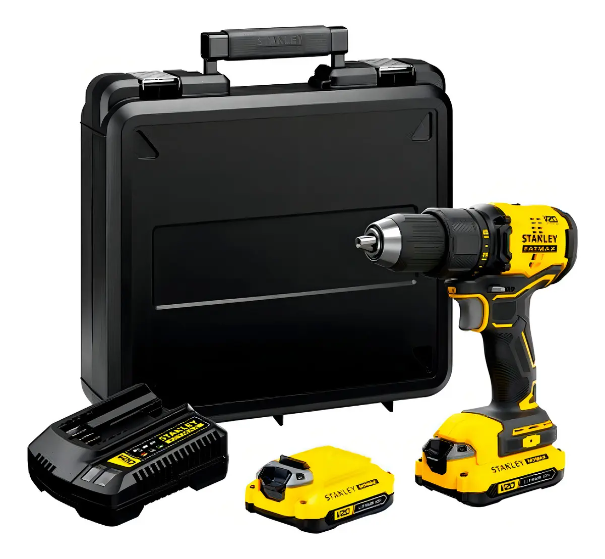 [SCD700C2K] TALADRO ATORNILLADOR INALÁMBRICO DE 13MM STANLEY SCD700C2K + 2 BATERÍAS DE 1.5AH + ACCESORIO CON MALETÍN DE TRANSPORTE