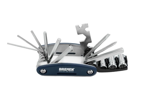 HERRAMIENTA MULTIFUNCION PLEGABLE 15 EN 1 BREMEN® (7694)