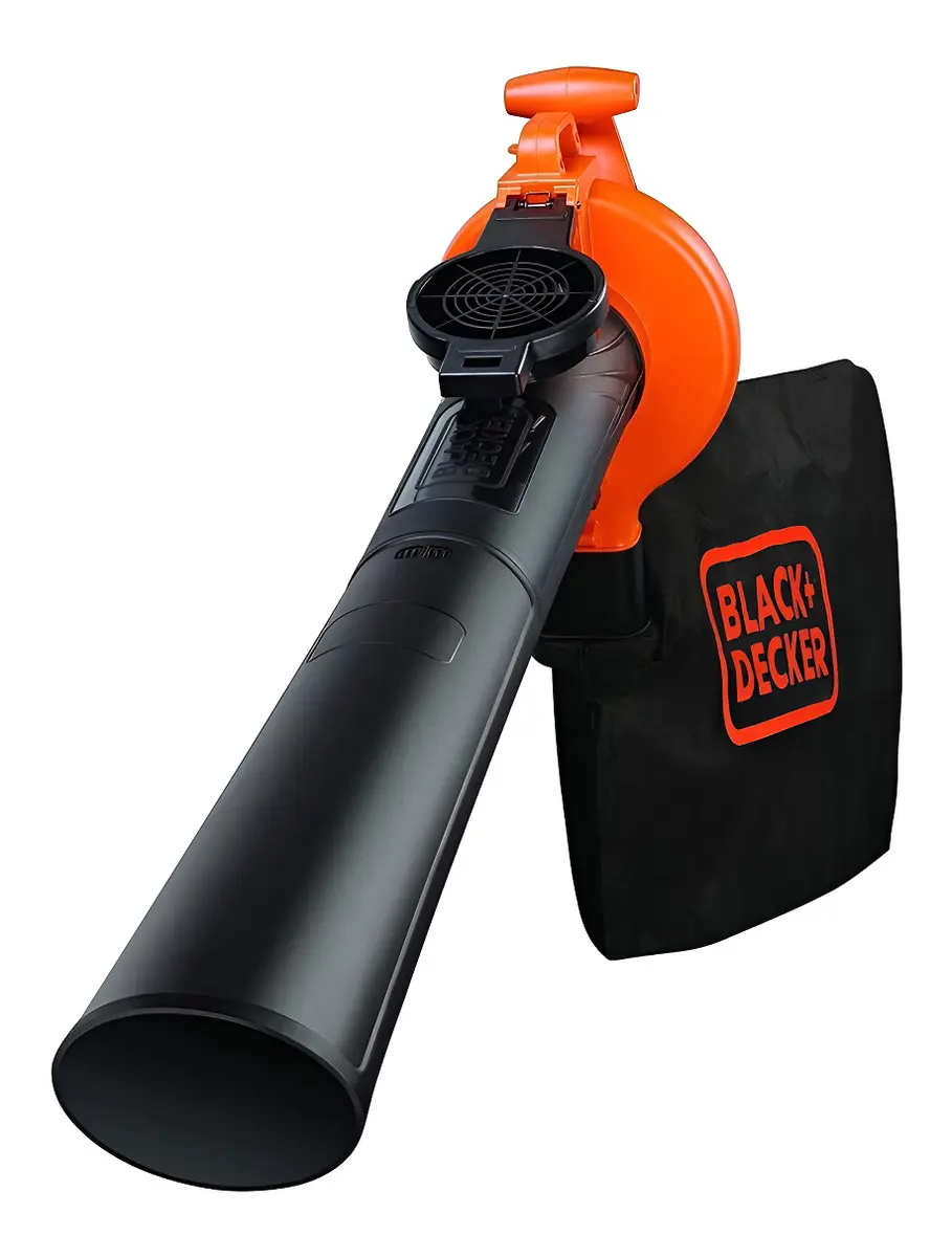 SOPLADORA ASPIRADORA TRITURADORA BLACK+DECKER BV25 ELÉCTRICA 2.5 KW NARANJA (BV25-AR)