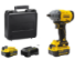LLAVE DE IMPACTO - VELOCIDAD VARIABLE - 370 NM - 3000 IPM - SIN CARBONES + CARG. 2A + MALETA STANLEY (SBW920M2K-AR)