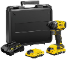 ATORNILLADOR DE IMPACTO - SIN CARBONES + 2 BAT. 2AH + CARGADOR + CAJA TSTAK STANLEY (SBI811D2T-AR)