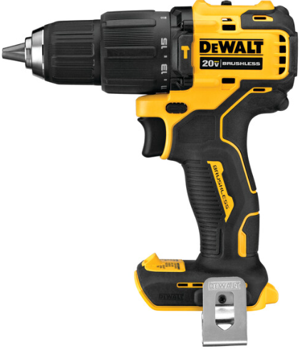 TALADRO PERCUTOR 20V ATOMIC 13MM - SIN BATERÍA NI CARGADOR DEWALT (DCD709B)