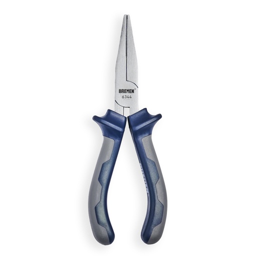 ALICATE PUNTA CHATA 6" AISLACION AZUL/ROJA BREMEN® (6344)
