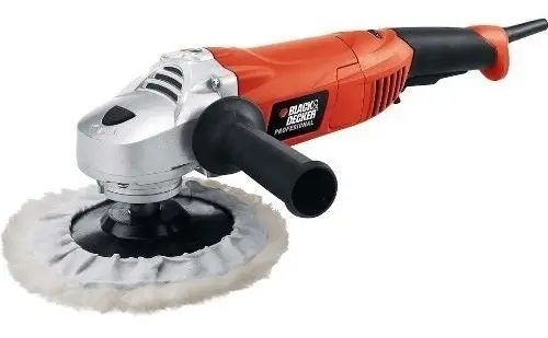 [1300] PULIDORA LIJADORA 7 180MM PROFESIONAL 1300W BLACK DECKER COLOR ROJO