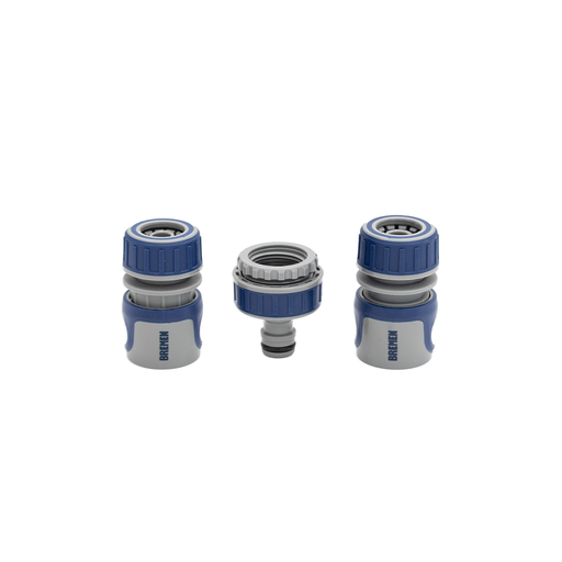 [8957] JARD. CONECTORES RAPIDOS PARA MANGUERAS DE 1/2" EN KIT BREMEN® (8957)