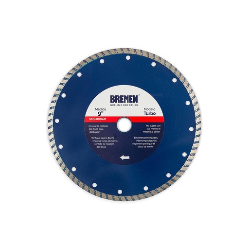 [BRED4TRF] DISCO DIAMANTADO  4-½" TURBO FINO BREMEN® (6735)