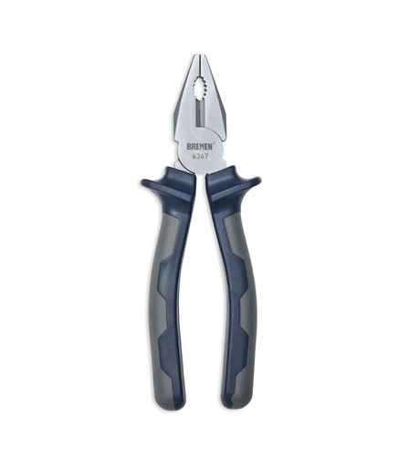 [BREU8AR] PINZA UNIVERSAL 8" AISLACION AZUL/ROJA BREMEN® (6347)
