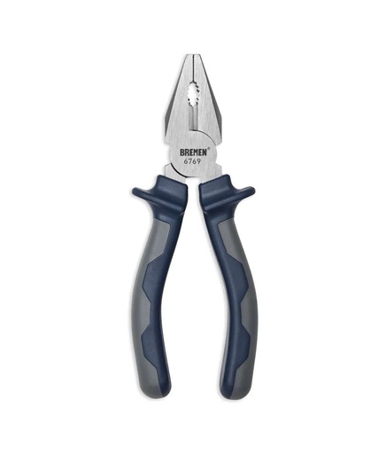 PINZA UNIVERSAL 6" AISLACION AZUL/ROJA BREMEN® (6769)