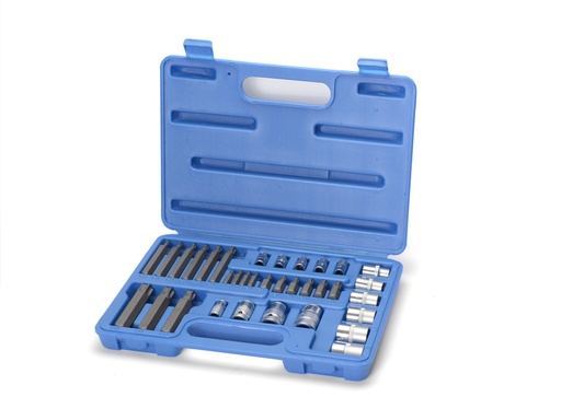 [BREPB34J] PUNTAS Y BOCALLAVES TAMPER TORK 34 PZ. BREMEN® (3159)