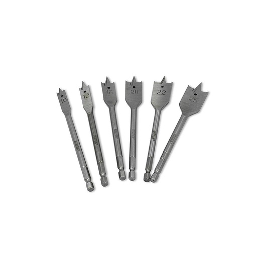 MECHAS PALETA P/MADERA (JGO 6PZ.6 A 20) BREMEN® (7616)
